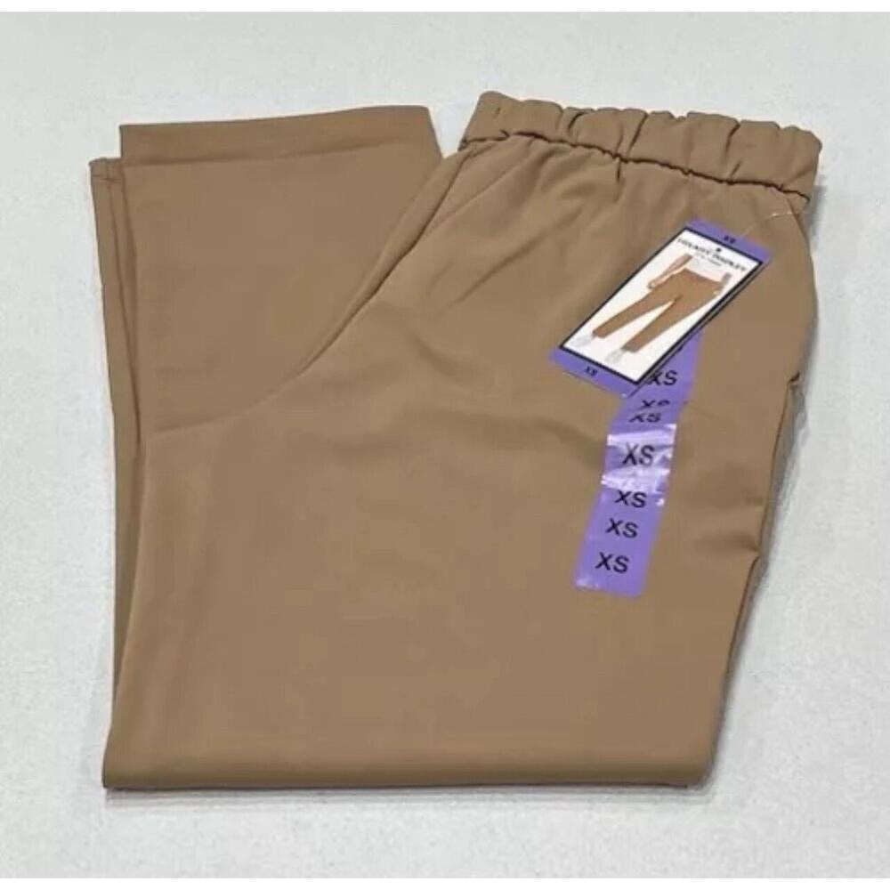 Hilary Radley Women's Pull-On with 2 Pockets Pants, Portobello, Size XS O7